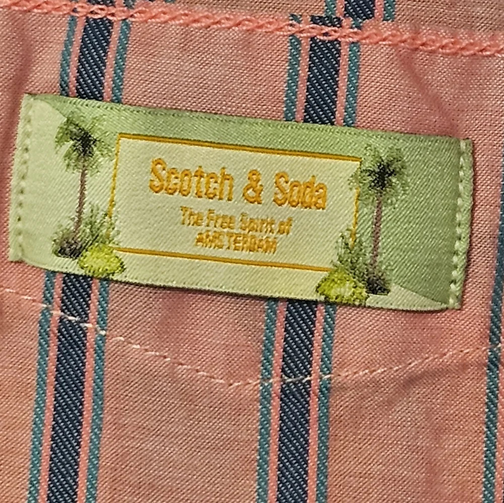 Scotch & Soda RegularFit Striped Shirt WithSleeve Adjustment Size Large - Picture 6 of 15